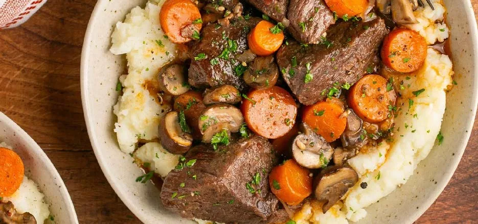 Beef Bourguignon a la Julia Child